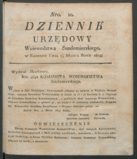 dziennik urzedowy woj.sandomierskiego 1819-10-00001